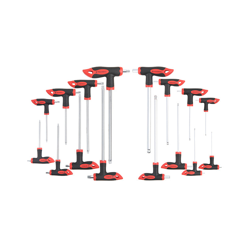 t handle hex and torx set, 16 piece