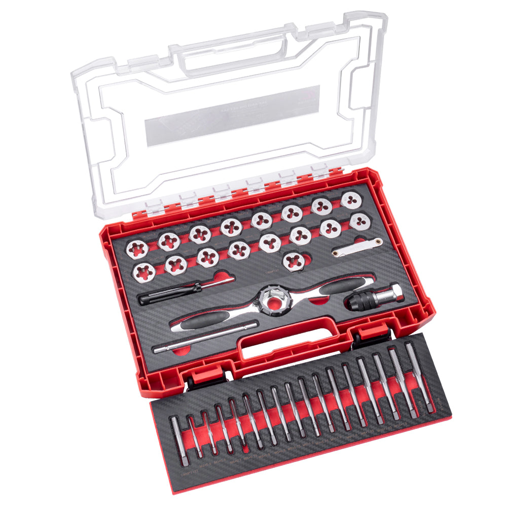 39-Piece Tap and Die Set, Metric/SAE