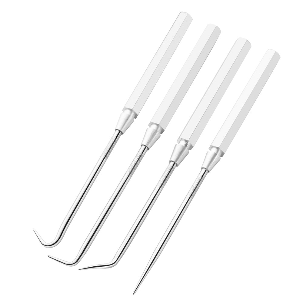 4pc hook and pick set hex handle