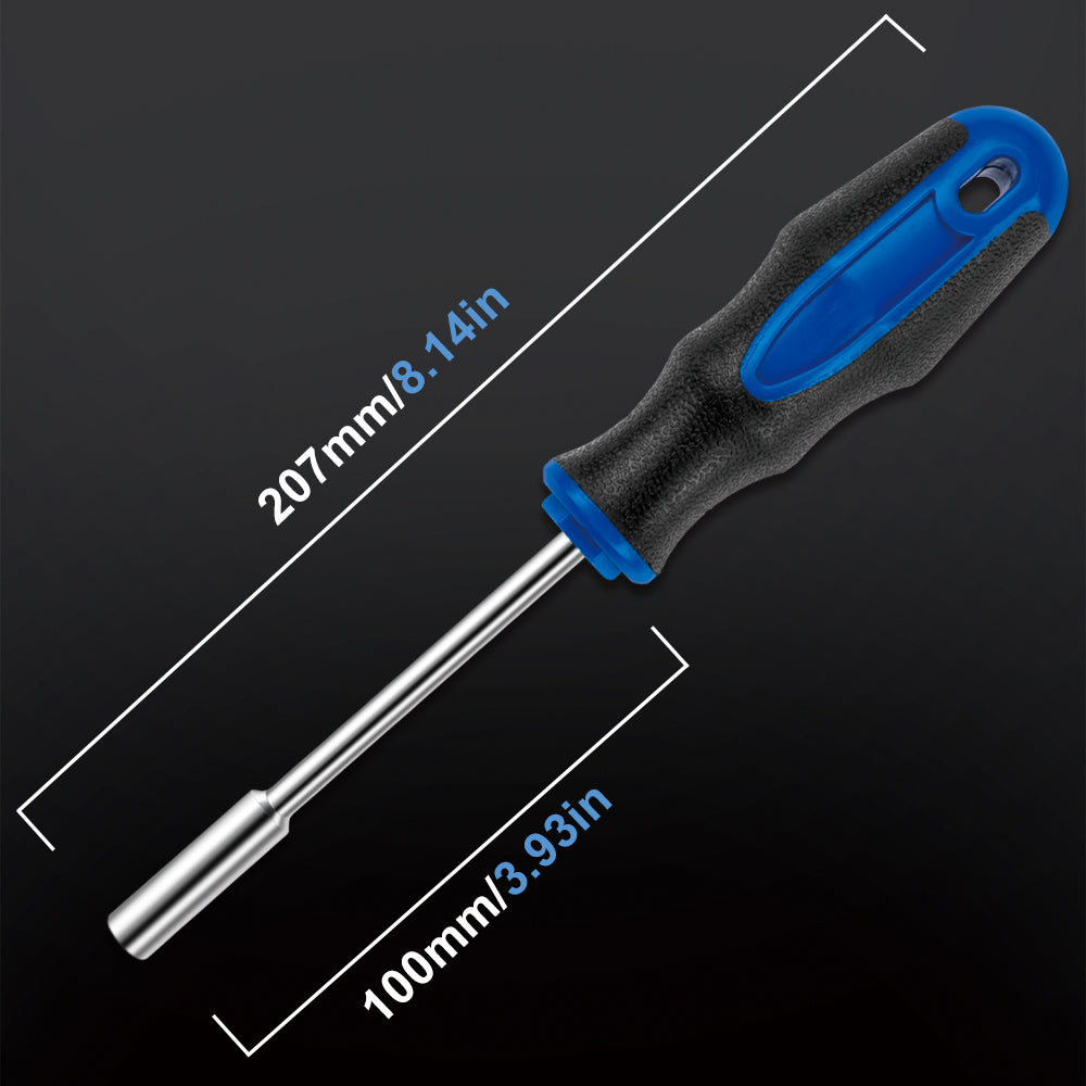 total length 8.14 inch/207mm
rod length 3.39inch/100mm