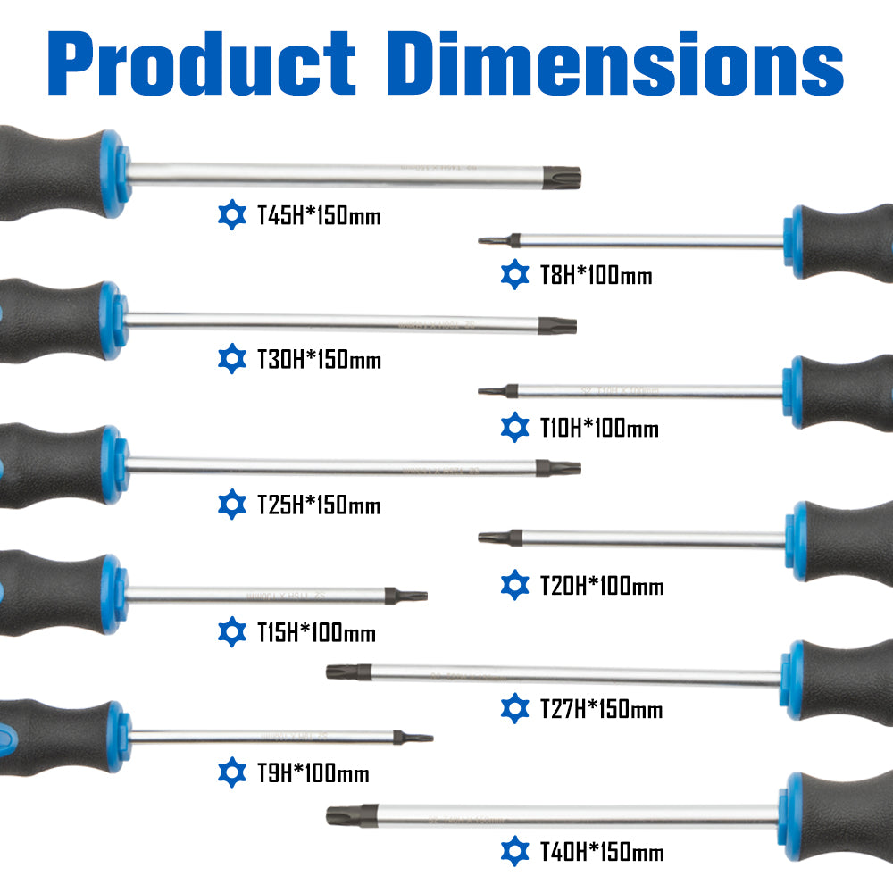 product dimensions
T8*100mm, T9*100mm, T10*100mm, T15*100mm, T20*100mm, T25*150mm, T27*150mm, T30*150mm, T40*150mm, T45*150mm