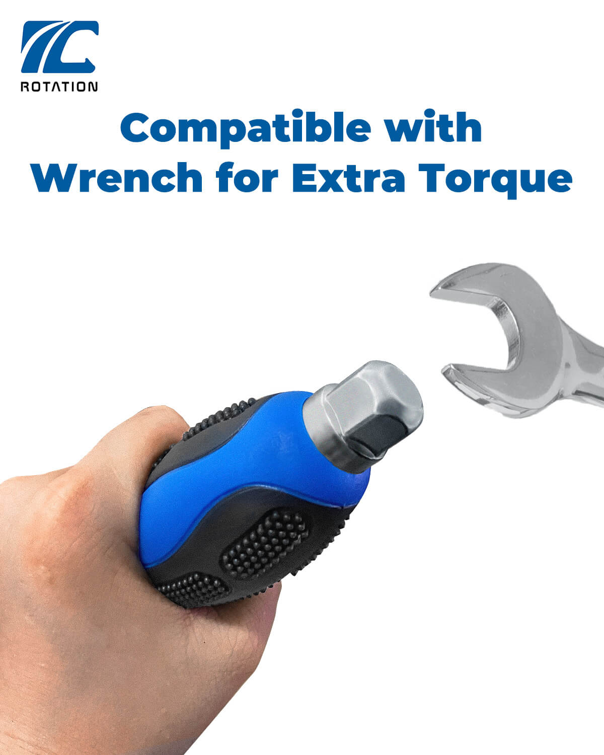 compatible with wrench for extra torque