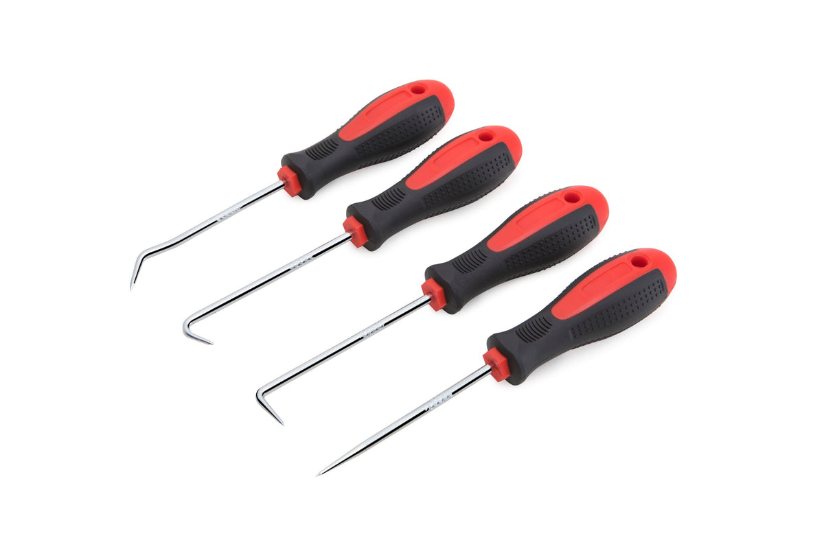 4pc hook and pick set red
